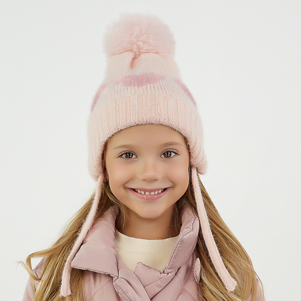 GALANTE Шапка детская с подкладом на завязках, р-р 50-52, 2 цвета, СЗШ24-22 - #8