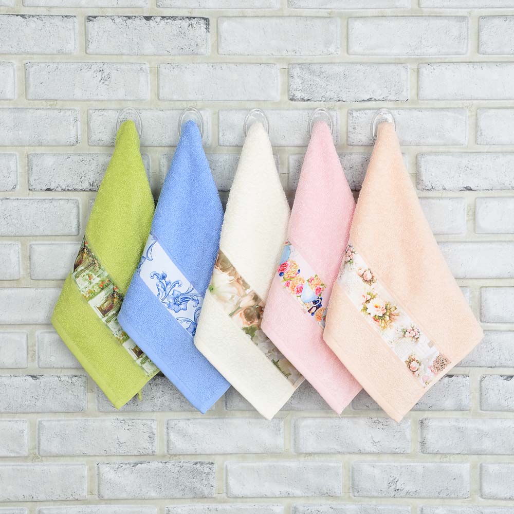 Комплект полотенец подарочных 2 шт PROVANCE "Праздник", 30х50 см, 100% хлопок, 6 дизайнов - #4