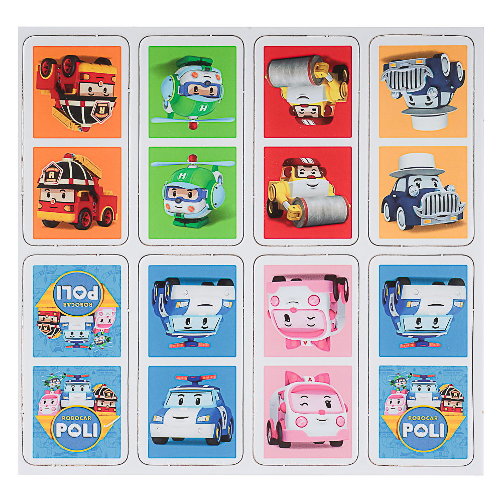 Робокар Поли.Наст.игра.Домино+пазл.18Эл, 18x5x18см - #11