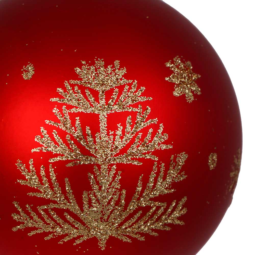 СНОУ БУМ Набор шаров 8см, 12шт, красный, 26-202 - #3