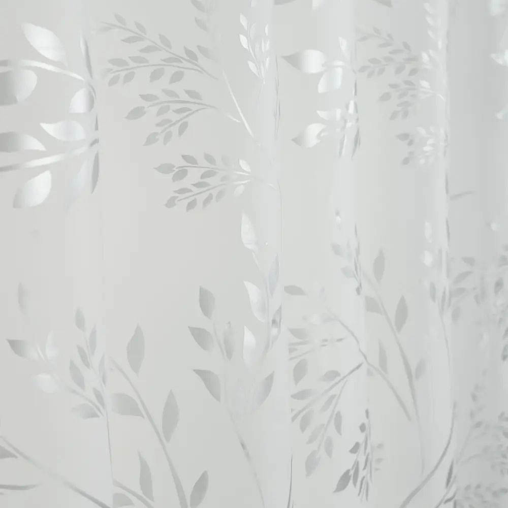 Штора для ванной 180x180см BRANCH, белый/серебро, ПЕВА, SWC-55-21 - #2