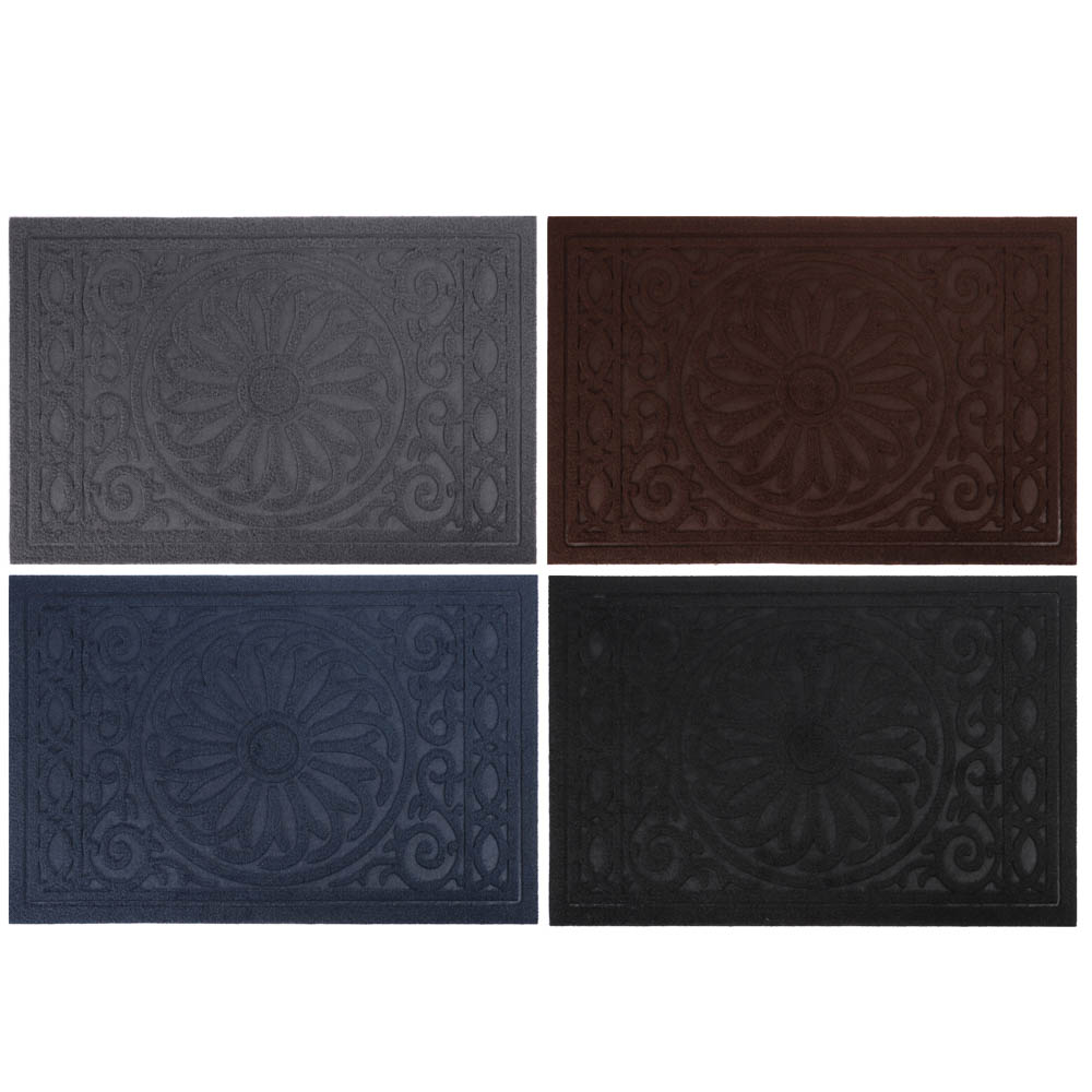 Коврик придверный тм VETTA, 39х59см, резиновый с ворсом, полиэстер - #6