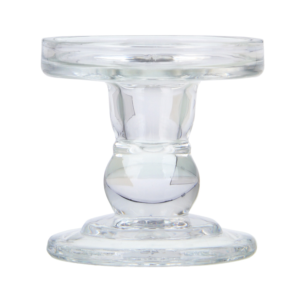 Подсвечник тм LADECOR "Креманка" стеклянный, 8,5x8,5x8,5 см - #3