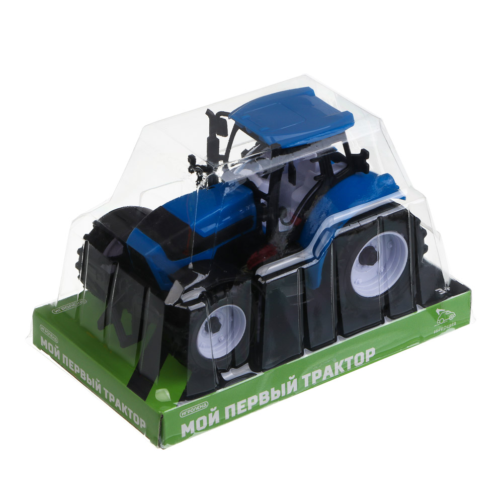 ИГРОЛЕНД Трактор "Мой первый трактор", инерция, РР, 18х12х11см - #2