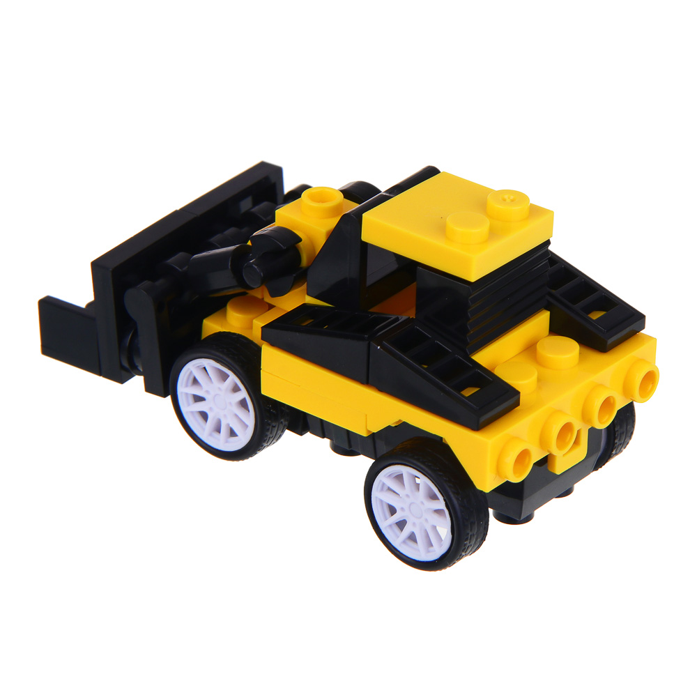 ИГРОЛЕНД Конструктор Городские машины, 45-48 дет., 19x12x2 см, 8 дизайнов - #6