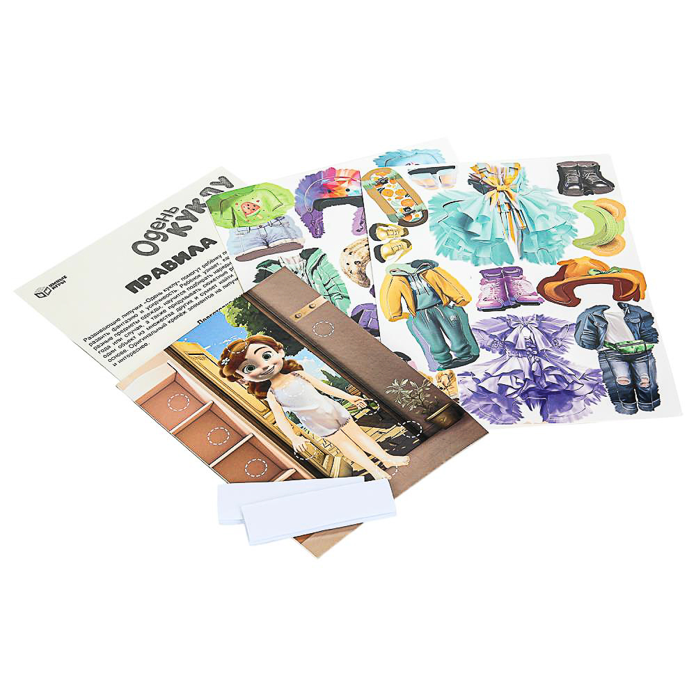 УМКА Развивающая игра "Липучки", в коробке, 22,х35х1см, 4 дизайна - #11