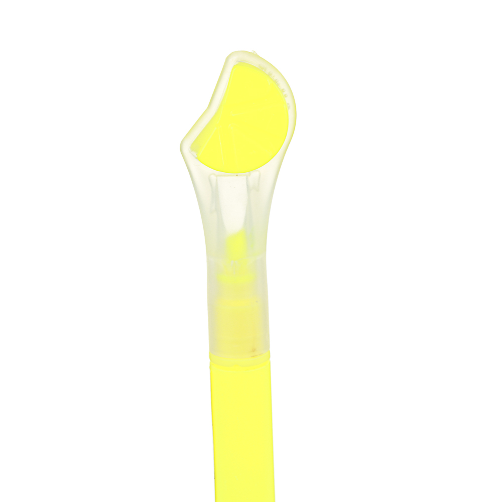 Ручка шариковая синяя с текстмаркером "Фрукты", 0,7мм, 15см, 4 цв. маркера - #5