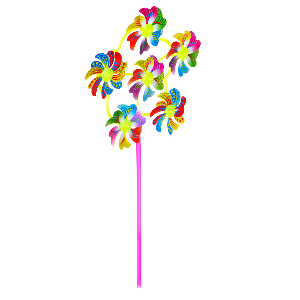 Ветрячок детский SilaPro "Цветочки", 49 см - #3