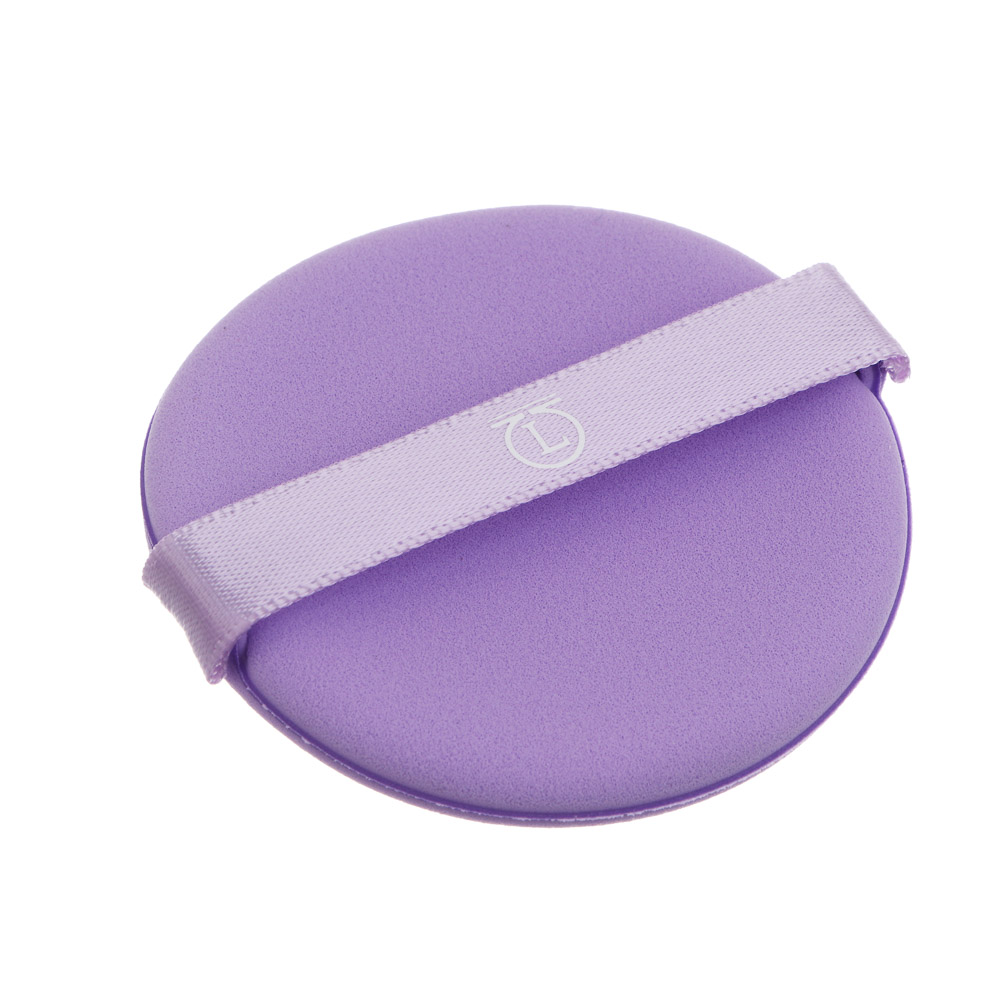 Набор для визажа (пуховка 6,5x7x0,7см, 2 шт., спонжи d5,5см 2 шт)в футляре тм ЮL, п/э, ПУ, 4 цвета - #4