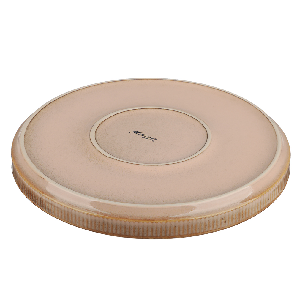 MILLIMI Кантри тарелка подстановочная 25,9см, керамика, бежевый - #5
