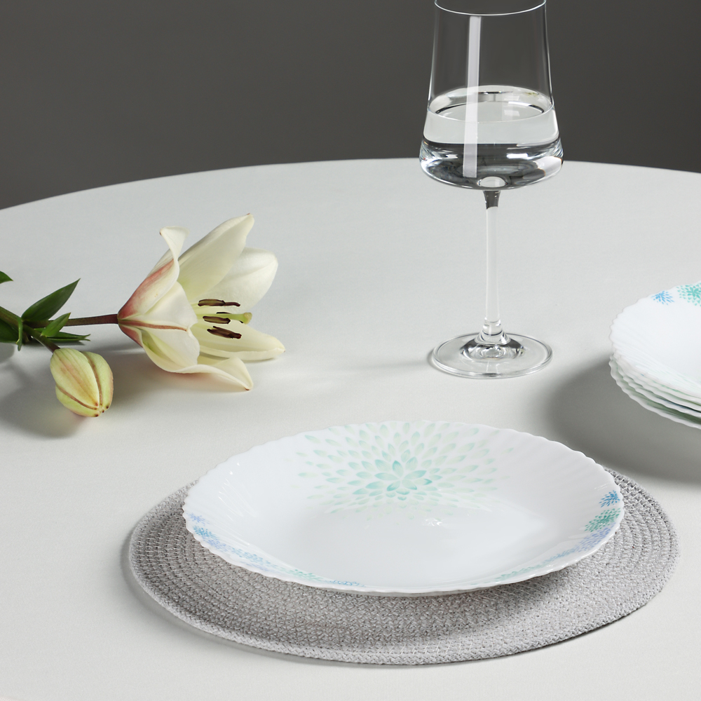 MILLIMI Асиано Набор столовой посуды 19 пр., опаловое стекло - #12