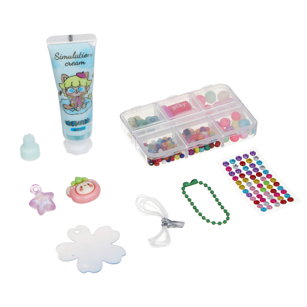 ХОББИХИТ Набор для творчества с крем-клеем "Маленькая модница", 16,6х4х13см, PET, PP, PVA, 4 дизайна - #4