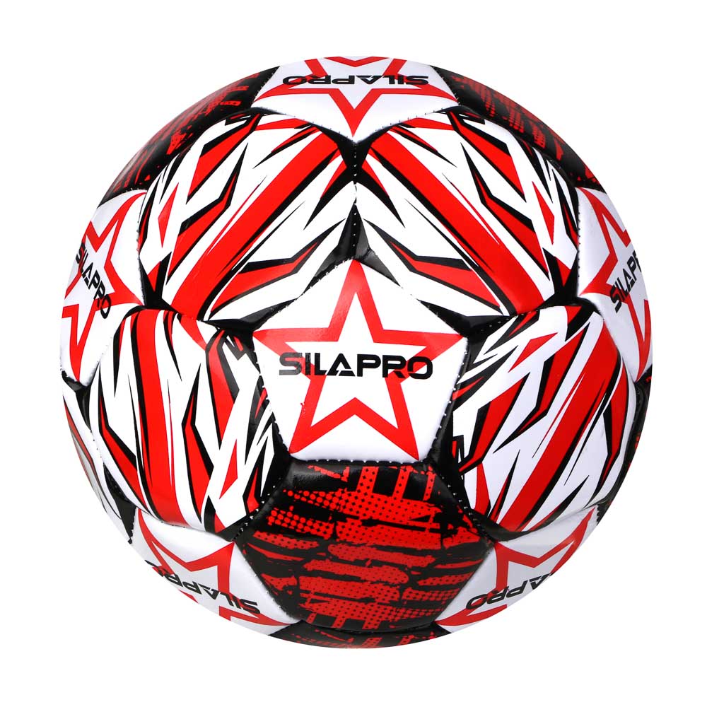 SILAPRO Мяч футбольный 2 сл, р.5, 22см, PVC 1.5мм, 290г (+-10%) купить с выгодой в Галамарт
