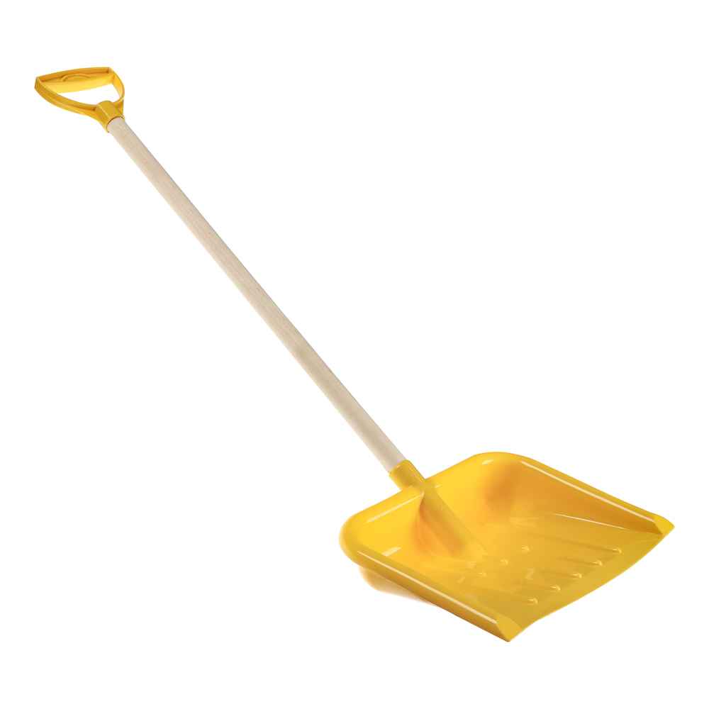Лопатка пластмассовая с деревянным черенком 80см, РДП80 - #14