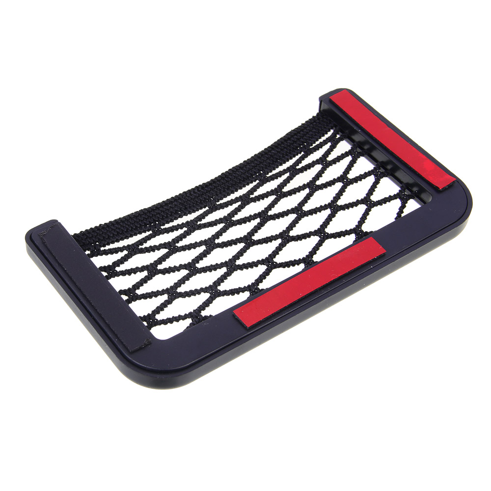 РОКОТ Карман-сетка под телефон, на клейкой ленте, 14,5x8см, чёрный - #5