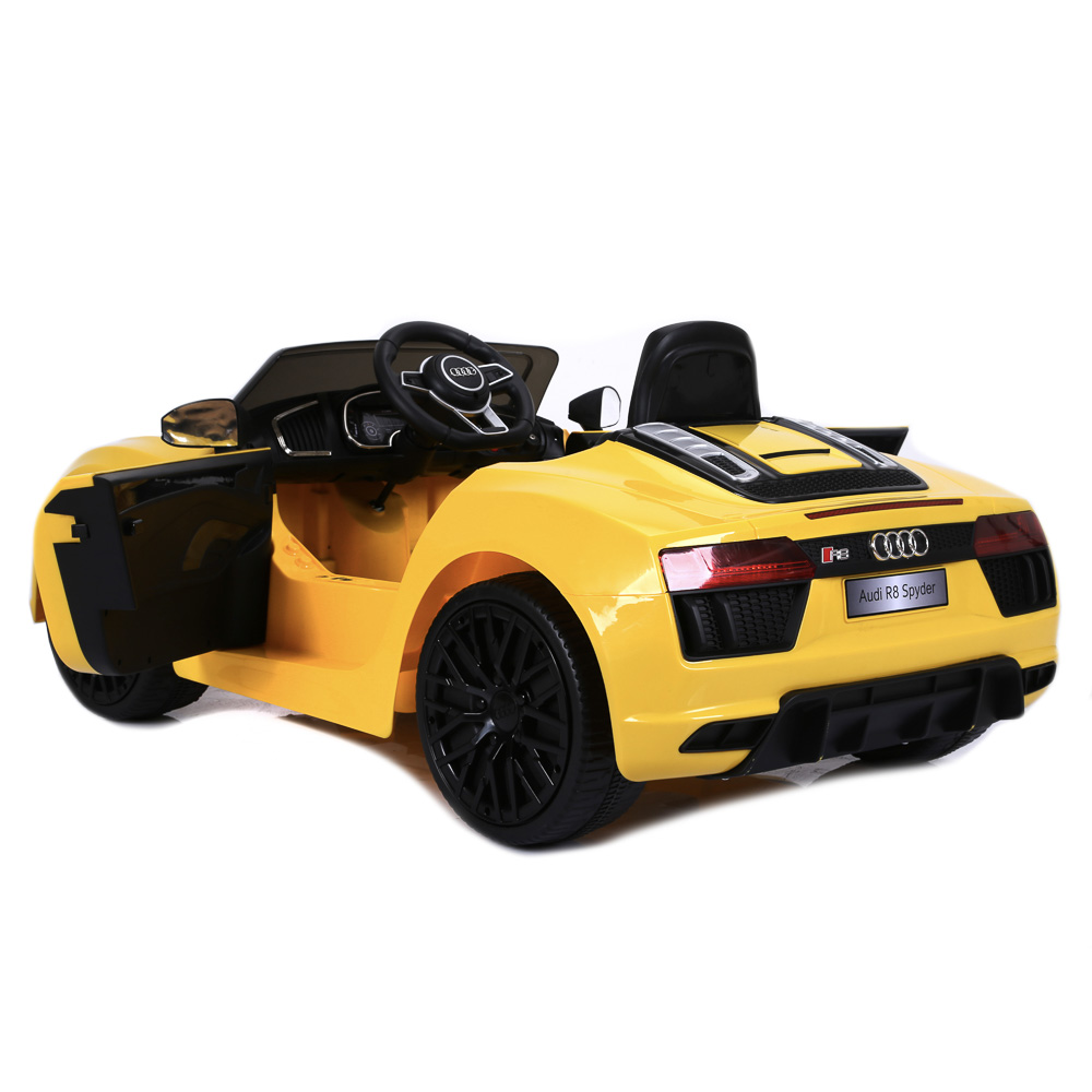 Электромобиль AUDI R8 SPYDER, свет, звук, 12V7AH, PP, 123x71x49см - #5