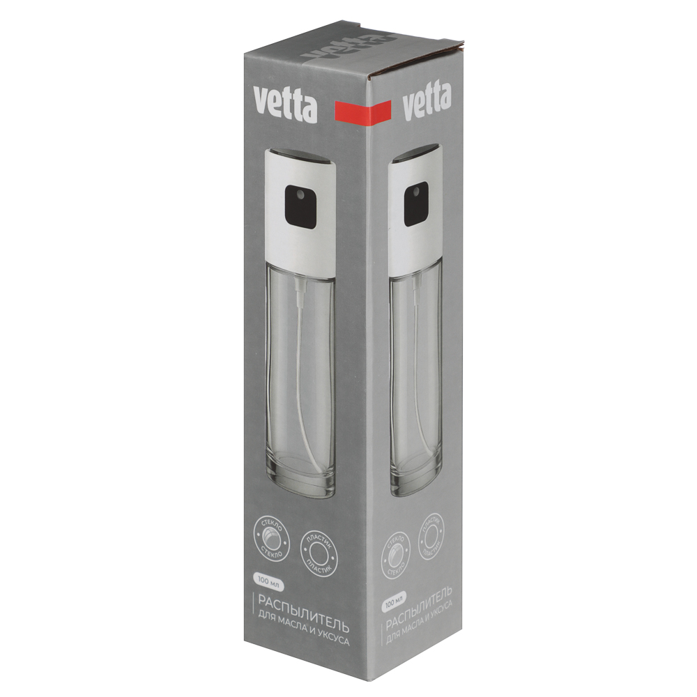 VETTA Распылитель для масла и уксуса, 100 мл, стекло, пластик, белый - #4