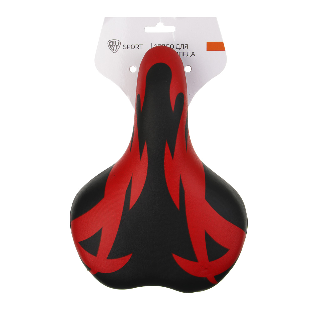 Седло для велосипеда, тм BY SPORT, 25х18.5см, ПВХ, поролон - #6