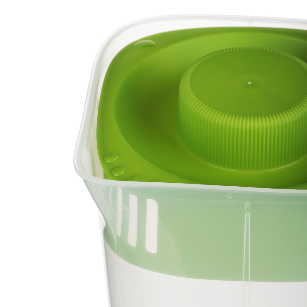 Набор посуды: кувшин 2л Practic с крышкой + стаканы 4шт 0,25л, пластик - #3