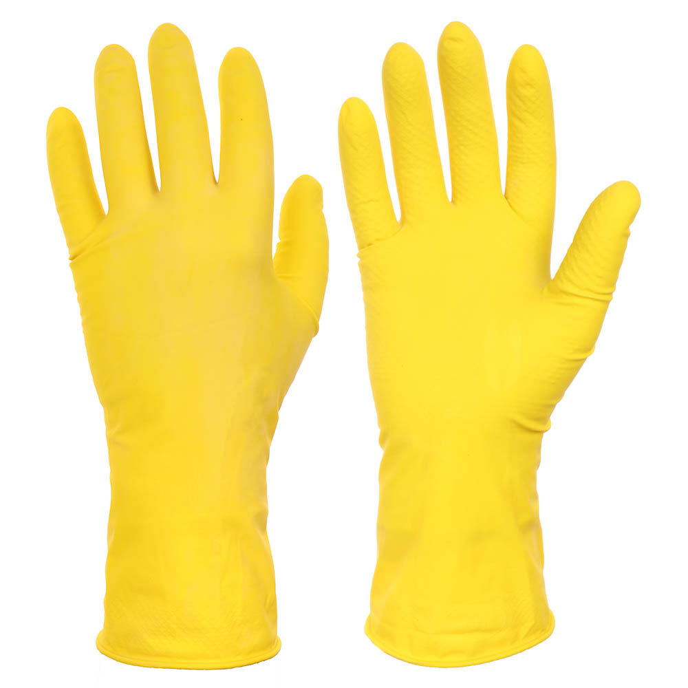 Перчатки хозяйственные тм Archdale, жёлтые в инд. упак. р. XL - #1