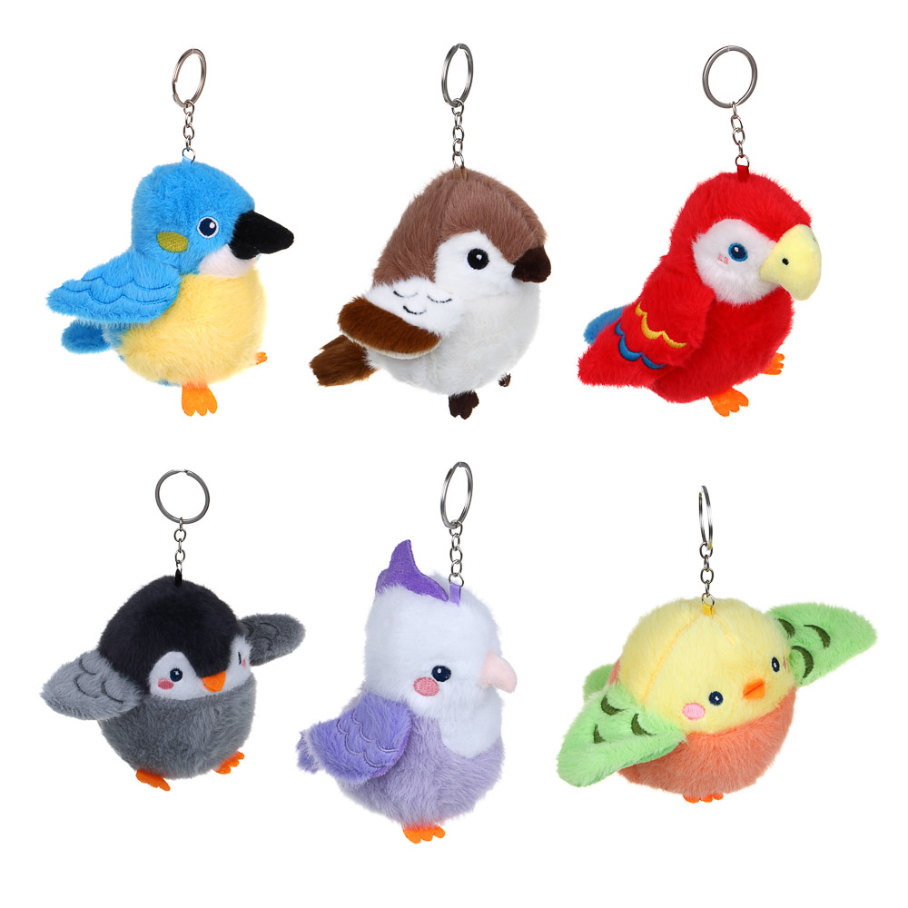 ИГРОЛЕНД Брелок мягкий "Птенчик", 10 см, полиэстер, металл, 6 видов - #1