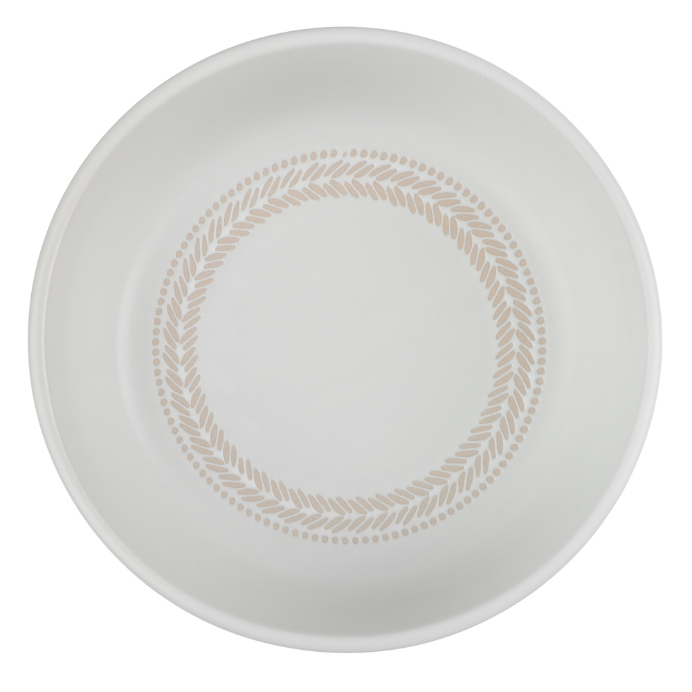 Салатник 15см, тм MILLIMI Треция белый, керамика - #3