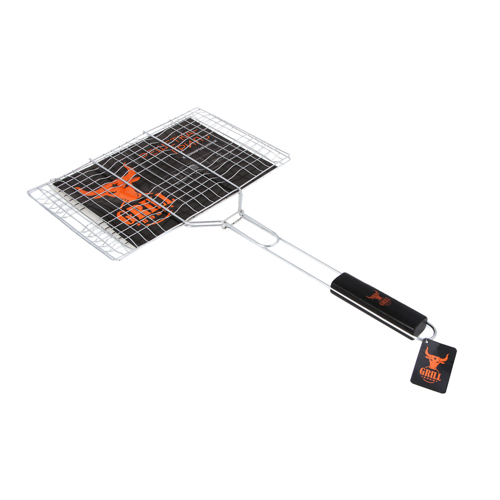 Решетка-гриль хром. тм GRILLBOOM, 21х35х2см - #8