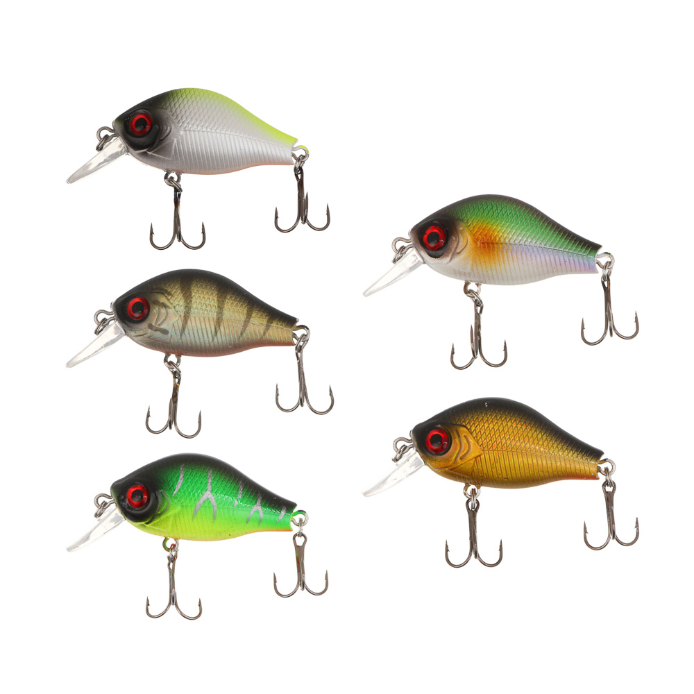 Воблер "Бэби Крэнк" тм AZOR FISHING, F, 8,0гр, 55мм, 0,0-0,5м, 5 цветов - #1