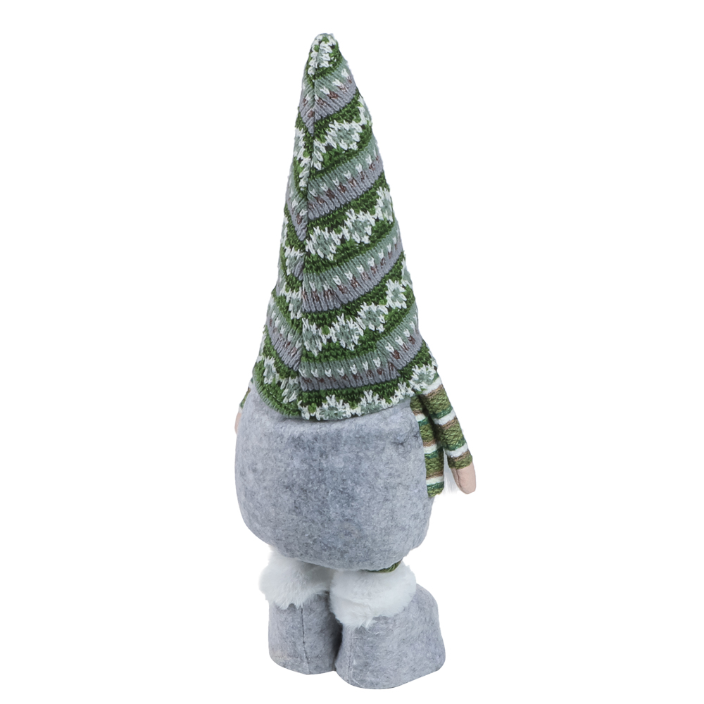СНОУ БУМ Фигура декоративная "Гном" с выдвижными ногами 50,5-77 см, полиэстер, 2 дизайна - #6