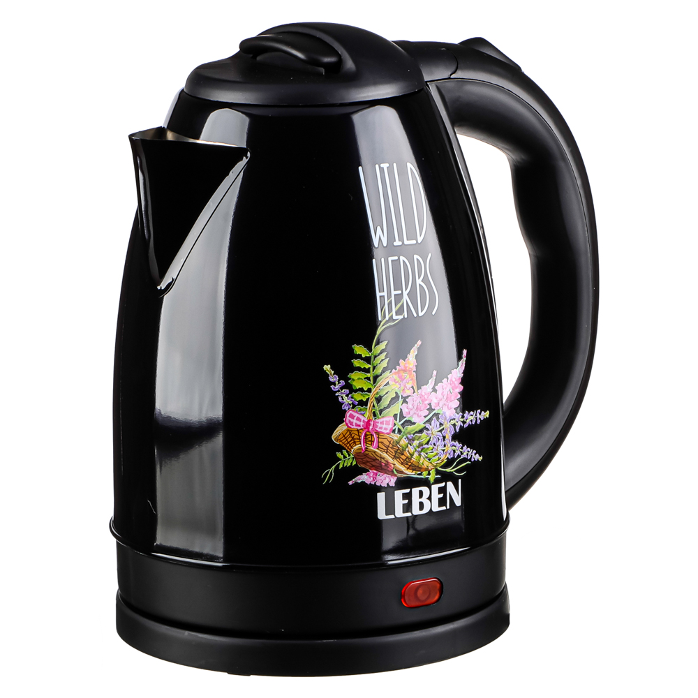 Чайник электрический LEBEN "Цветы", 1,8 л, 1500 Вт - #16
