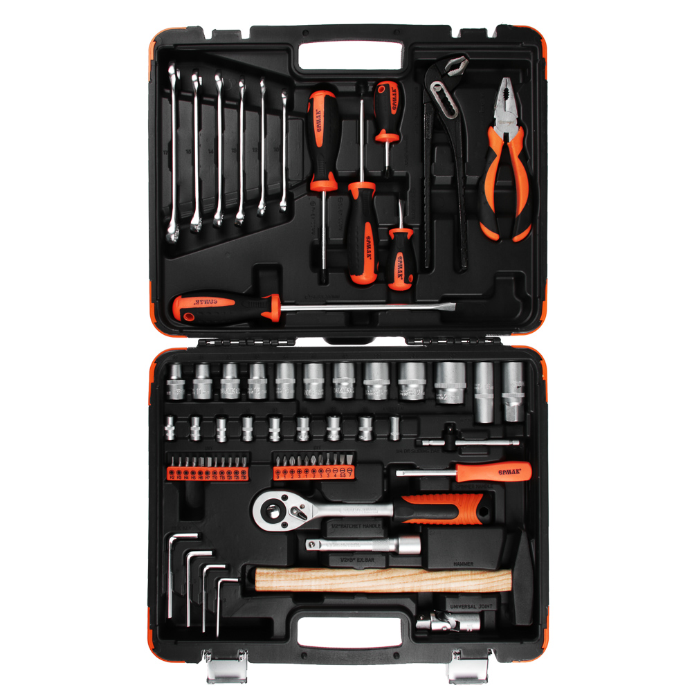 ЕРМАК Набор профессионального инструмента, 66 предм., 1/4"+1/2" - #1