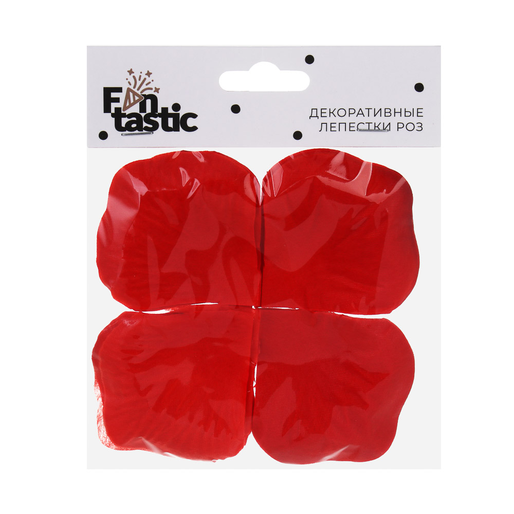 Декоративные лепестки роз тм Fntastic 5x5 см, 100 шт, красный - #5