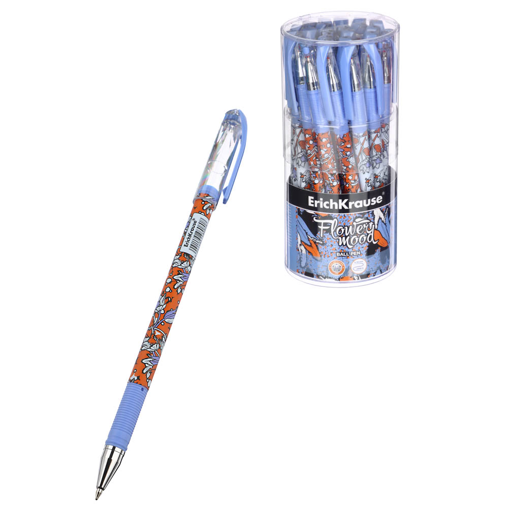 Erich Krause Ручка шариковая синяя, "Тьюлипс Стик", 48080 - #1