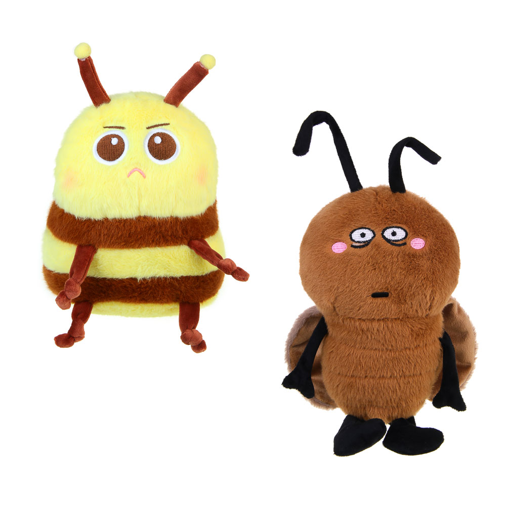 ИГРОЛЕНД Игрушка мягкая "Букашка" 20-23 см, полиэстер, 2 диз. - #1