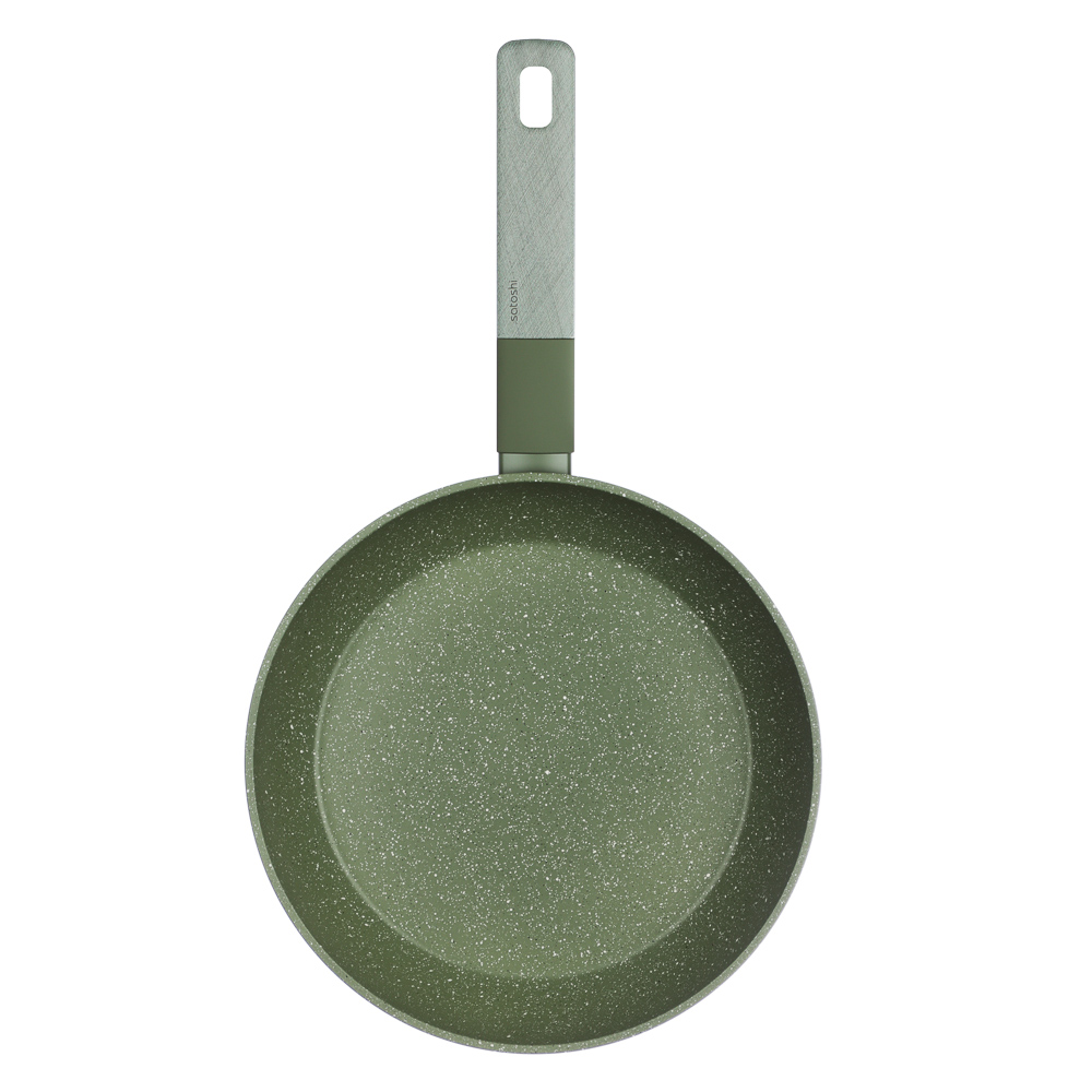 SATOSHI Кантри Сковорода литая d24см, антипригарное покрытие мрамор, индукция, 3 цвета - #10
