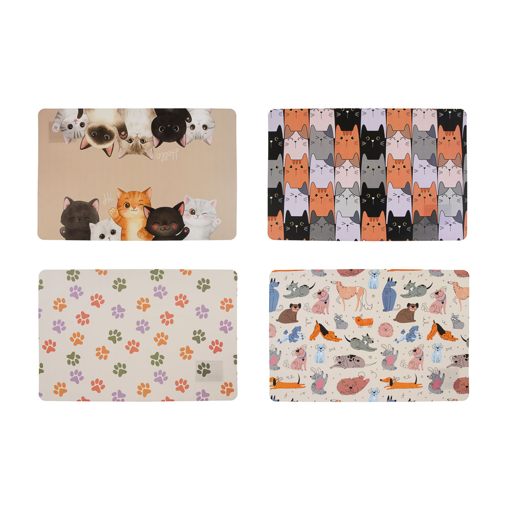 Коврик под миску тм VETTA, полипропилен, 43*28см - #1