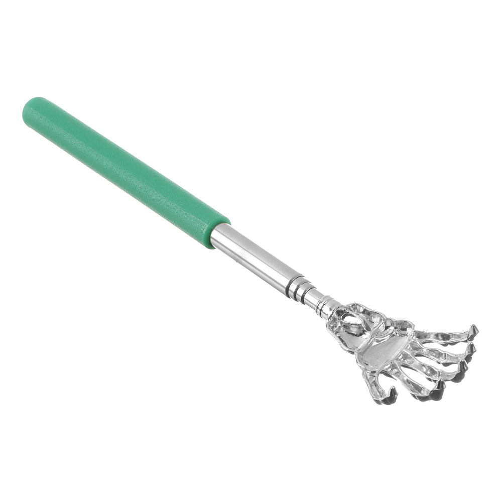 Чесалка для спины раздвижная металлическая 21-60см черная - #2