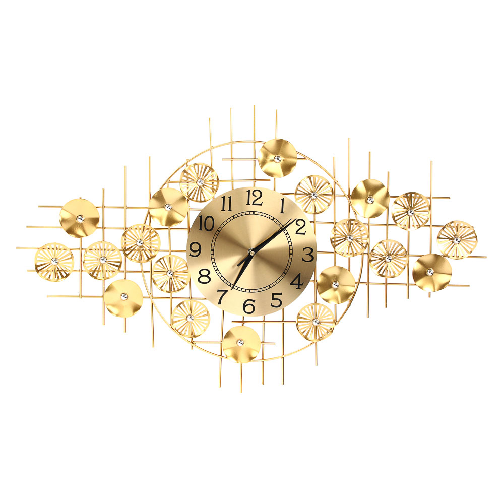 Часы настенные Ladecor chrono, с золотым декором - #1