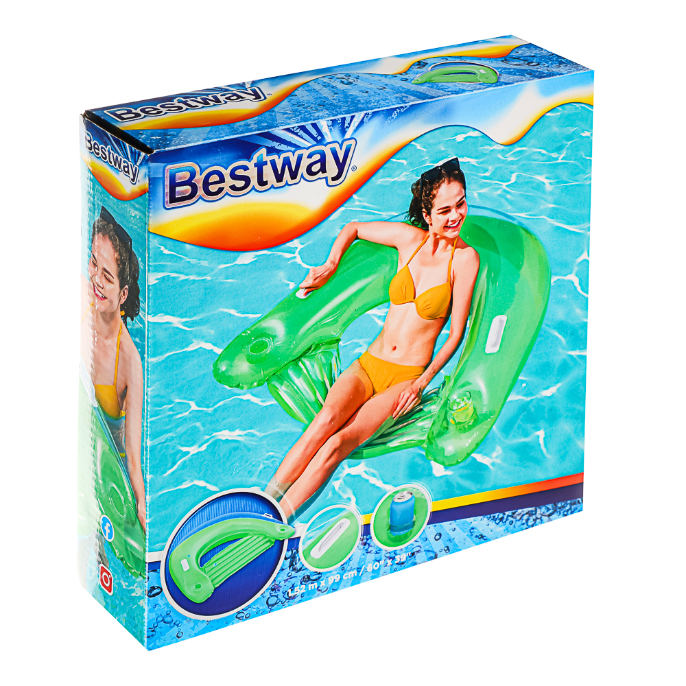 BESTWAY Матрас-лаундж для плавания ЛЕНИВЫЙ ДЕНЬ, 152x99 см, 43118 - #3