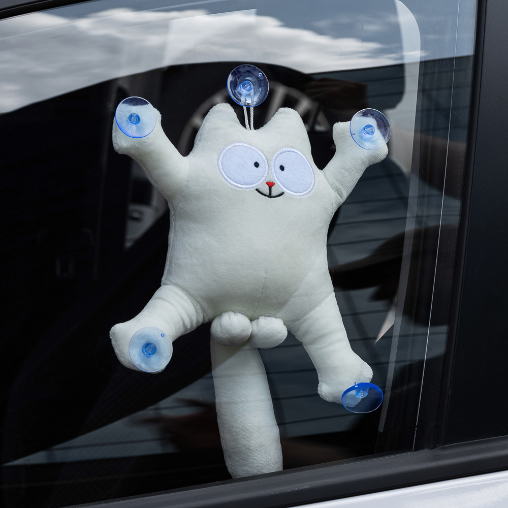 Мягкая игрушка на присосках для автомобиля NG "Кот Саймон" - #8