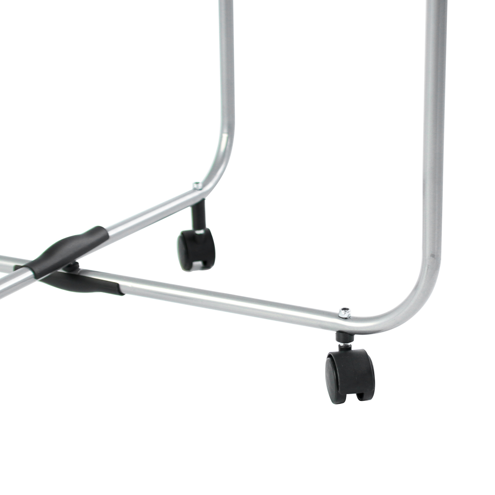 VETTA Сушилка для белья напольная, вертикал., 4 полки, на колесиках, окрашен. сталь, 70x61x175см - #5