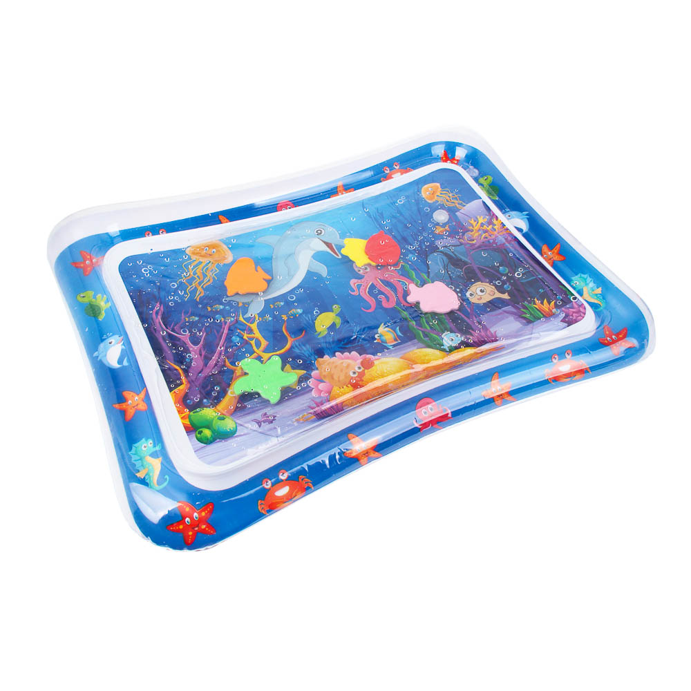 Игрушка развивающая водный коврик ИГРОЛЕНД "Морской мир", PVC, 50х69х8см - #3
