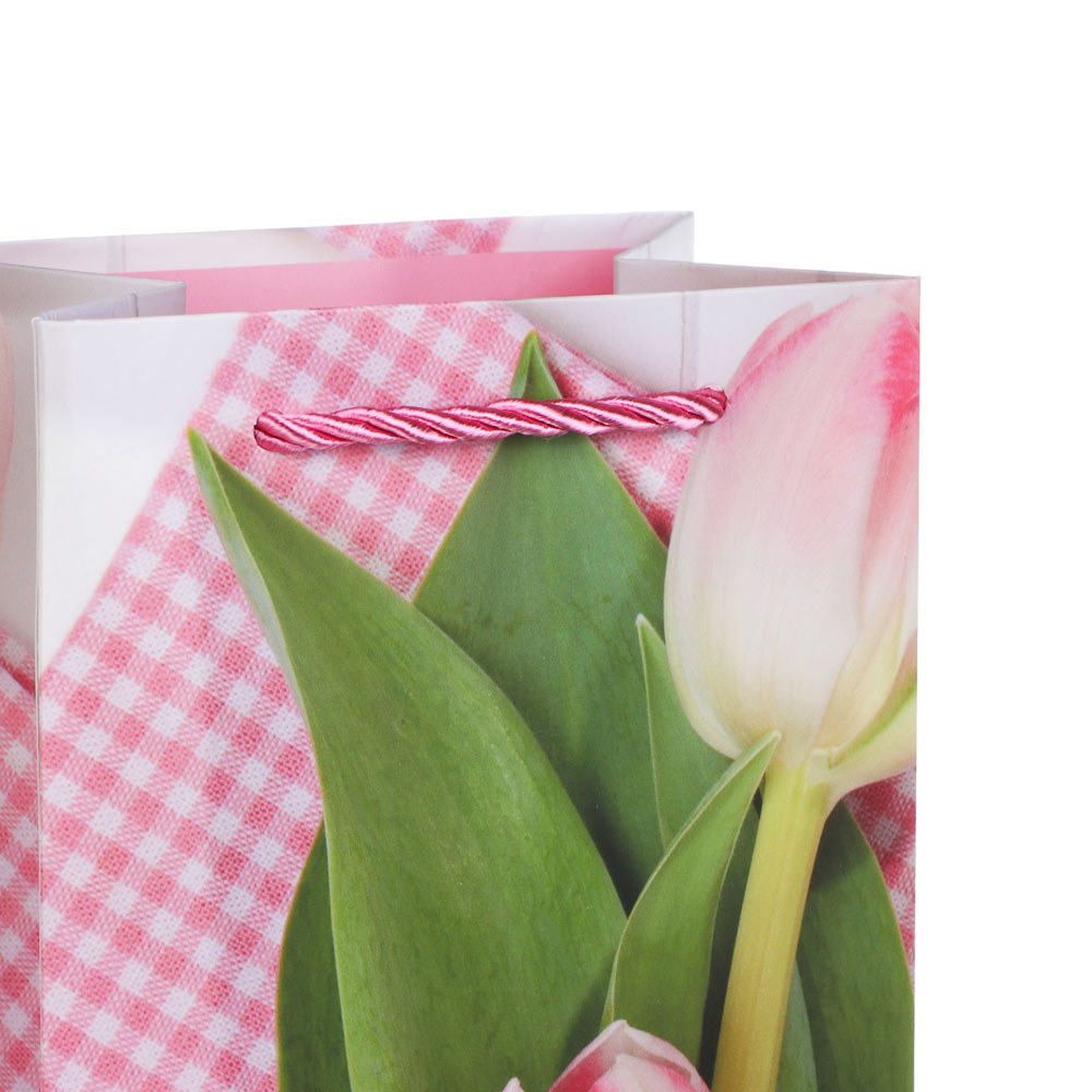 Пакет подарочный бумажный тм LADECOR, 12x9x35 см, для бутылок арт 2, 6 дизайнов - #3