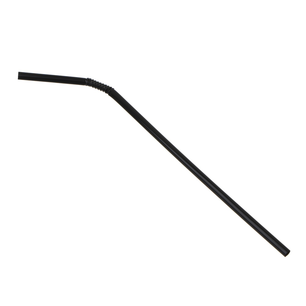 FNtastic Набор трубочек с гофрой, 50шт, 21x0,5 см, цвет черный - #2