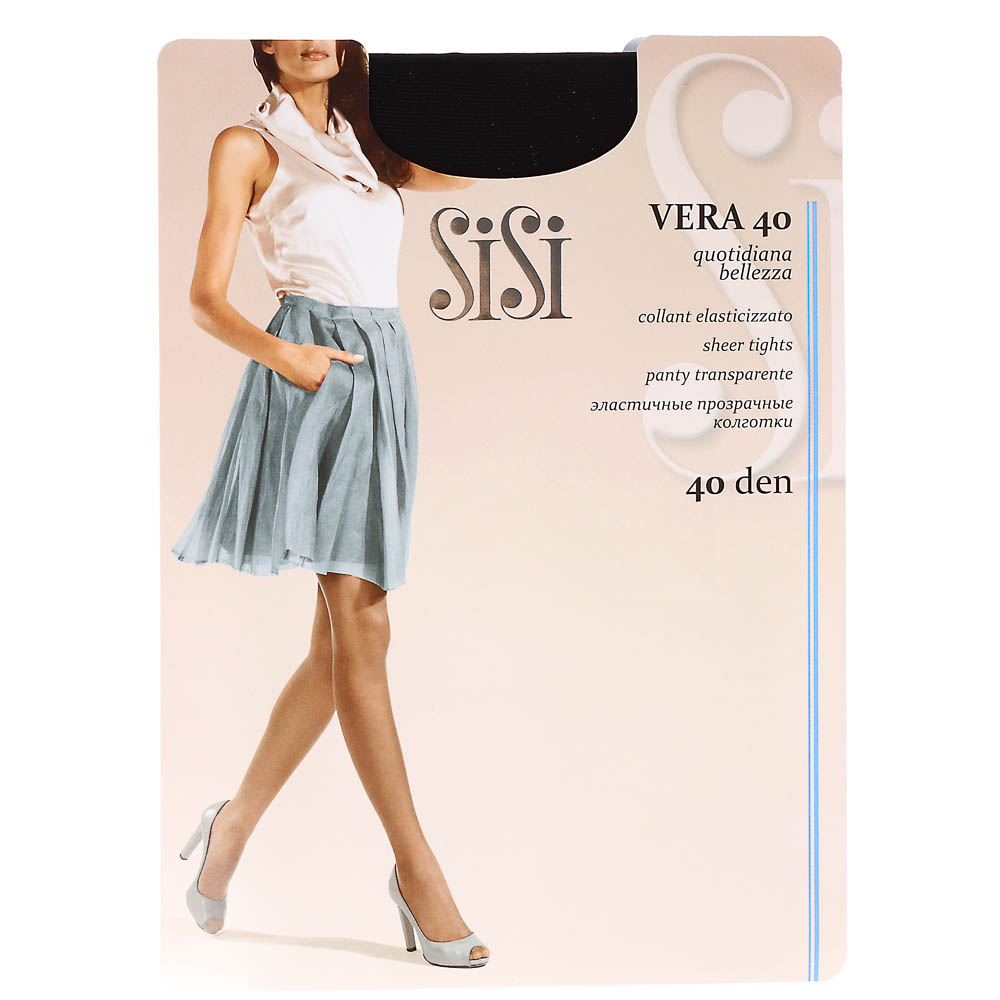 Колготки женские Sisi 40 DEN, размер 4 (L), цвет Nero - #1