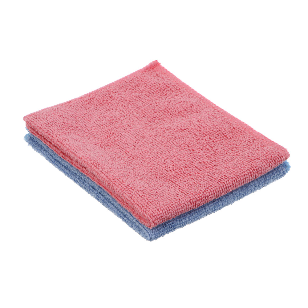 VETTA Набор салфеток из микрофибры, универсальные, 2 шт, 25х30см, 220г/кв.м. - #1