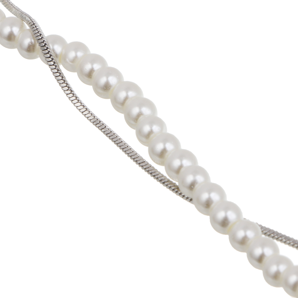 Бусы на шею 37-42см, медь, стекло, БЖ25-16 - #3