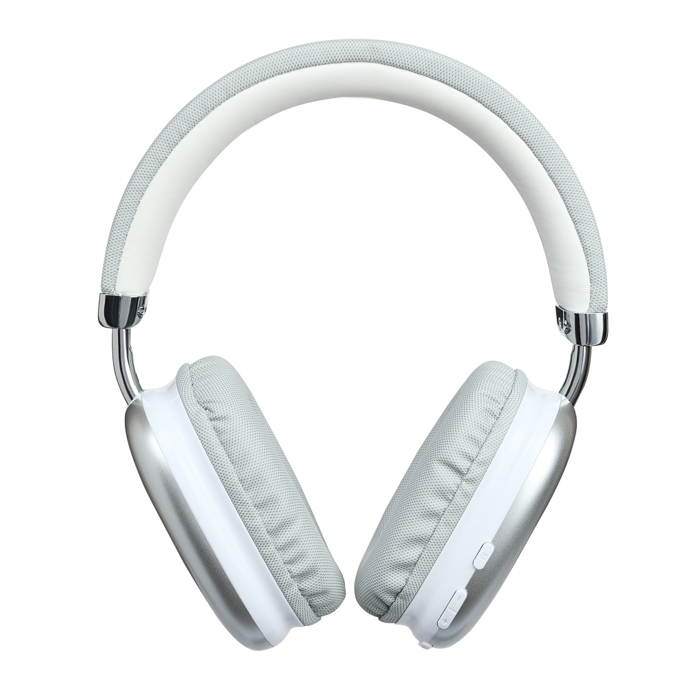 Наушники беспроводные полноразмерные BY CrystalPods, 400мАч, BT5.3, серебро - #3