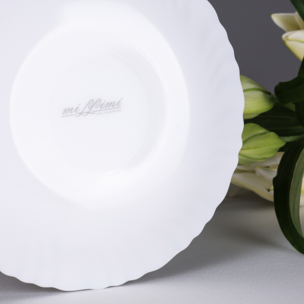 MILLIMI Бьянко Плюс Тарелка десертная, опаловое стекло, 19см - #5