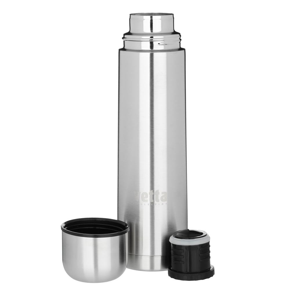 VETTA Термос 0,75л "Буллет" для напитков, серебристый, нержавеющая сталь - #5